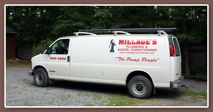 Millage's Pluming Truck
